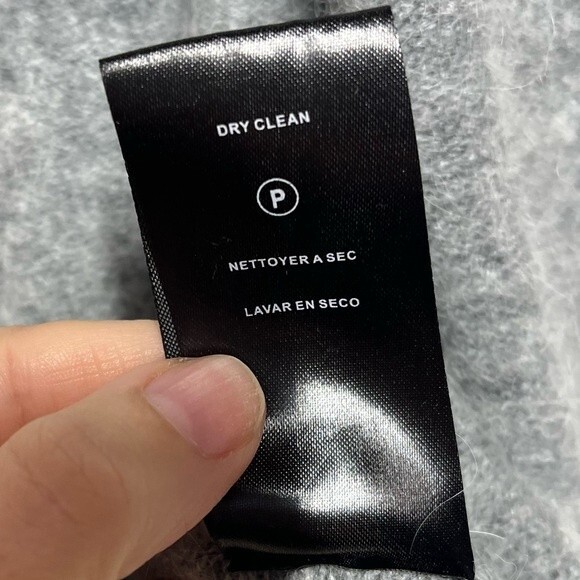 Velvet by Graham and Spencer Alpaca and Wool Blend Open Heather Gray Cardigan S - Picture 4 of 11